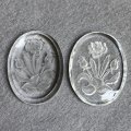 40x30 OV Clear Rose intaglio