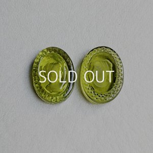 画像1: 18x13 Olive engraved intaglio cameo