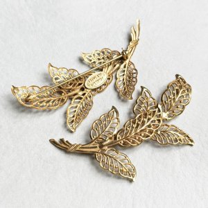 画像2: M.Haskell RGP filigree leaves brooch base
