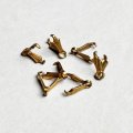 3pcs brass tiny pendant bail