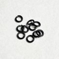 4pcs 6.5mm Black jump ring