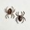 画像1: 30x22 aged brass Spider stamping (1)