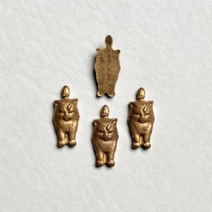 画像1: 16.5x7 walking cat stamping