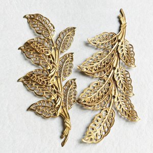 画像1: RGP 89x40 leaves filigree finding