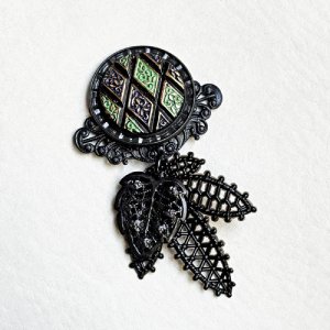 画像3: 18mm painted pattern cabochon