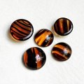 15mm/ 18mm Tortoise dome cabochon