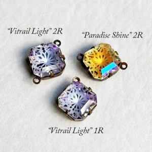 画像2: 11.5mm OCT flower etched stone 1R/ 2R