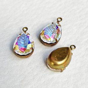 画像4: 14x10mm PEAR starburst cut stone 1R