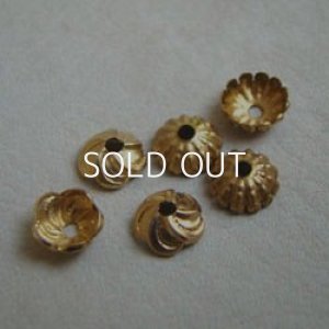 画像4: 5pcs brass 6mm Rib cap