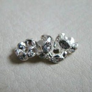 画像1: 2pcs SP 8mm rondelle