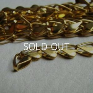画像2: brass 6×8mm heart link chain 