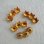 画像1: 2pcs brass triple stone setting (1)