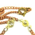 他のイメージ2: 38cm copper chain with glass stones
