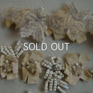 画像3: Ivory  & Cream vintage beads trim
