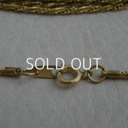 画像3: 45cm brass rope chain necklace