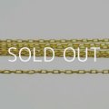 24kt gold plate chain 1×1.8mm