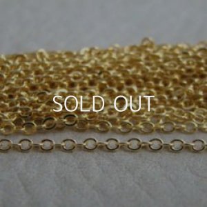 画像1: 45cm 14KT GP 1.5mm chain neck