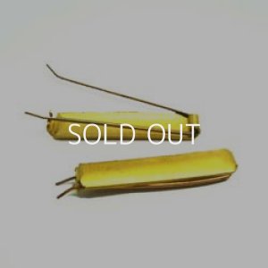 画像1: brass rectangle hair barrette