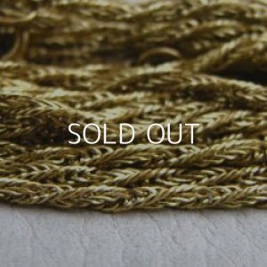 画像2: 45cm brass rope chain necklace