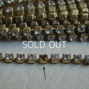 画像2: 100cm / 2.5mm "CRYSTAL" rhinestone chain