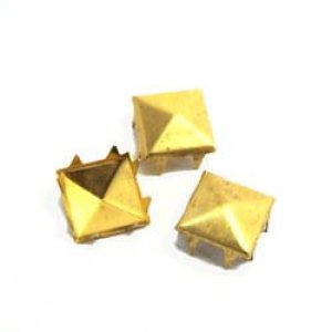 画像1: 4pcs GP 9mm pyramid studs