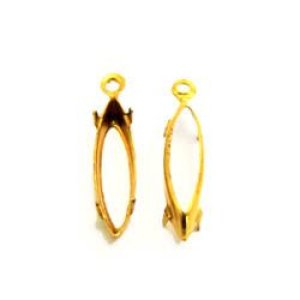 画像1: 2pcs 15×4 navette OB setting 1R