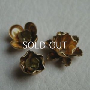 画像2: 11×9 brass 5 petal flower