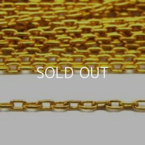 画像1: brass chain 2.5×1.25mm
