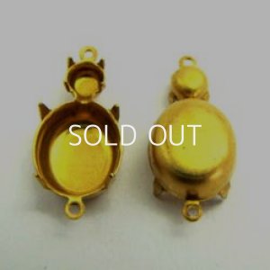 画像1: brass multi stone setting 2R