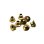 画像1: 3pcs 3mm brass textured cap (1)