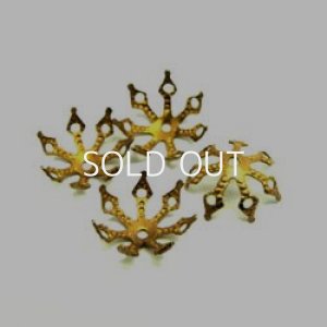 画像1: 4pcs 12mm snow flake cap