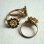 画像1: brass & Jet rhinestone ring base (1)