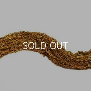 画像1: 60cm brass chain 3×2mm