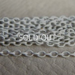 画像1: white enamel chain 