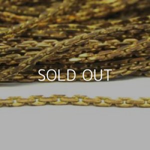 画像1: brass flat cable chain 2×1mm