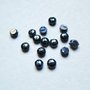 画像2: 10pcs 4.5mm "Jet Black" nailhead beads