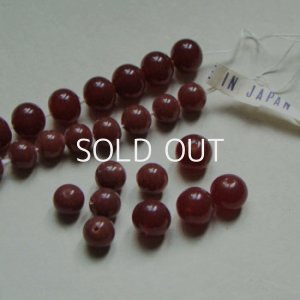 画像2: 3pcs 7mm "Maroon" beads
