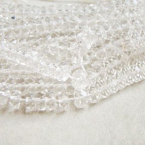 画像2: 10pcs 6x3 Crystal faceted rondelle