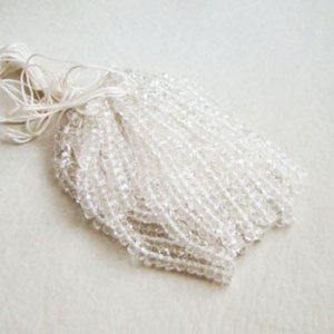 画像3: 10pcs 6x3 Crystal faceted rondelle
