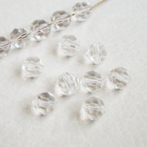 画像1: 4pcs 9mm MC Crystal faceted beads