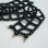 画像3: black acrylic beads woven choker finding (3)