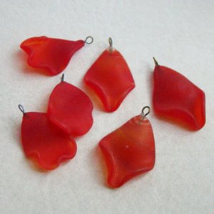 画像3: 26x16 Red petal drop "L"