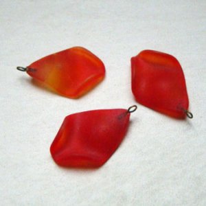 画像1: 26x16 Red petal drop "L"