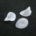 2pcs 25x18 acrylic calla lily "Frosted White"