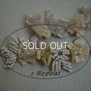 画像4: Ivory  & Cream vintage beads trim