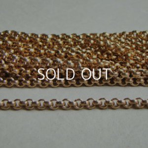 画像1: brass 3.5mm Rollo chain