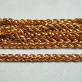 91cm/ 5mm brass twisted rope chain