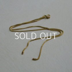 画像1: brass 1mm box chain necklace finding