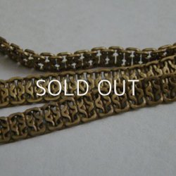 画像3: braided brass "V" necklace finding
