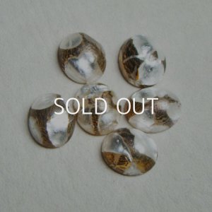 画像2: 12x10 OV "White Opal/Brown" cabochon